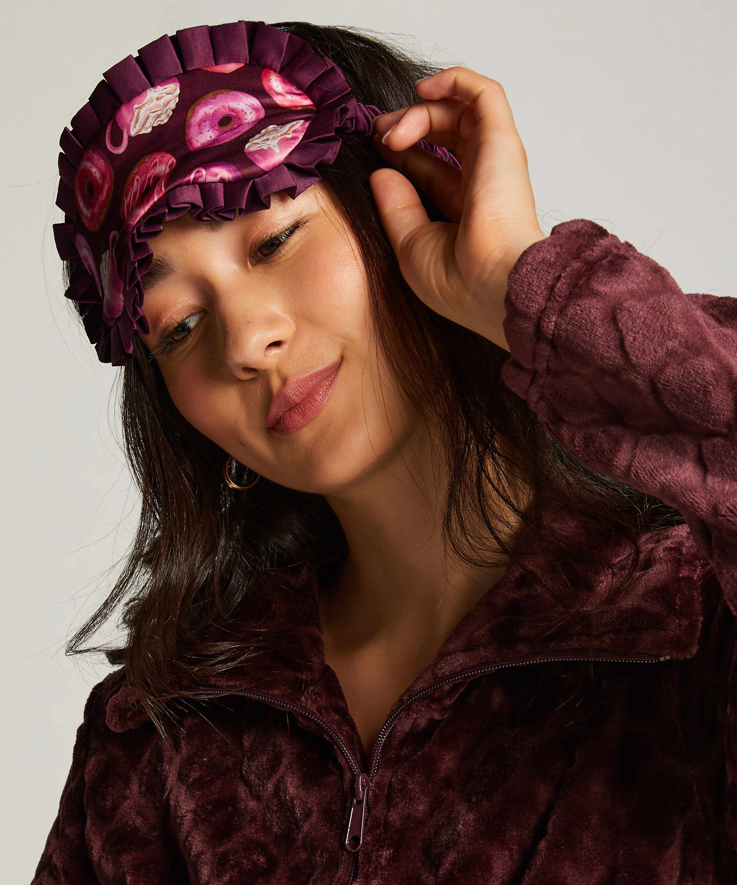 Sleep mask, Purple, main