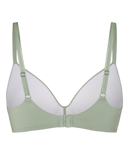 Mona padded non-underwired bra, Green