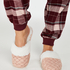 Knitted slippers, Pink