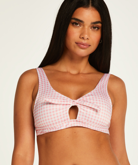 Seychelles bikini crop top, Pink