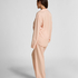 Ayla Satin Long-Sleeved Jacket, Orange
