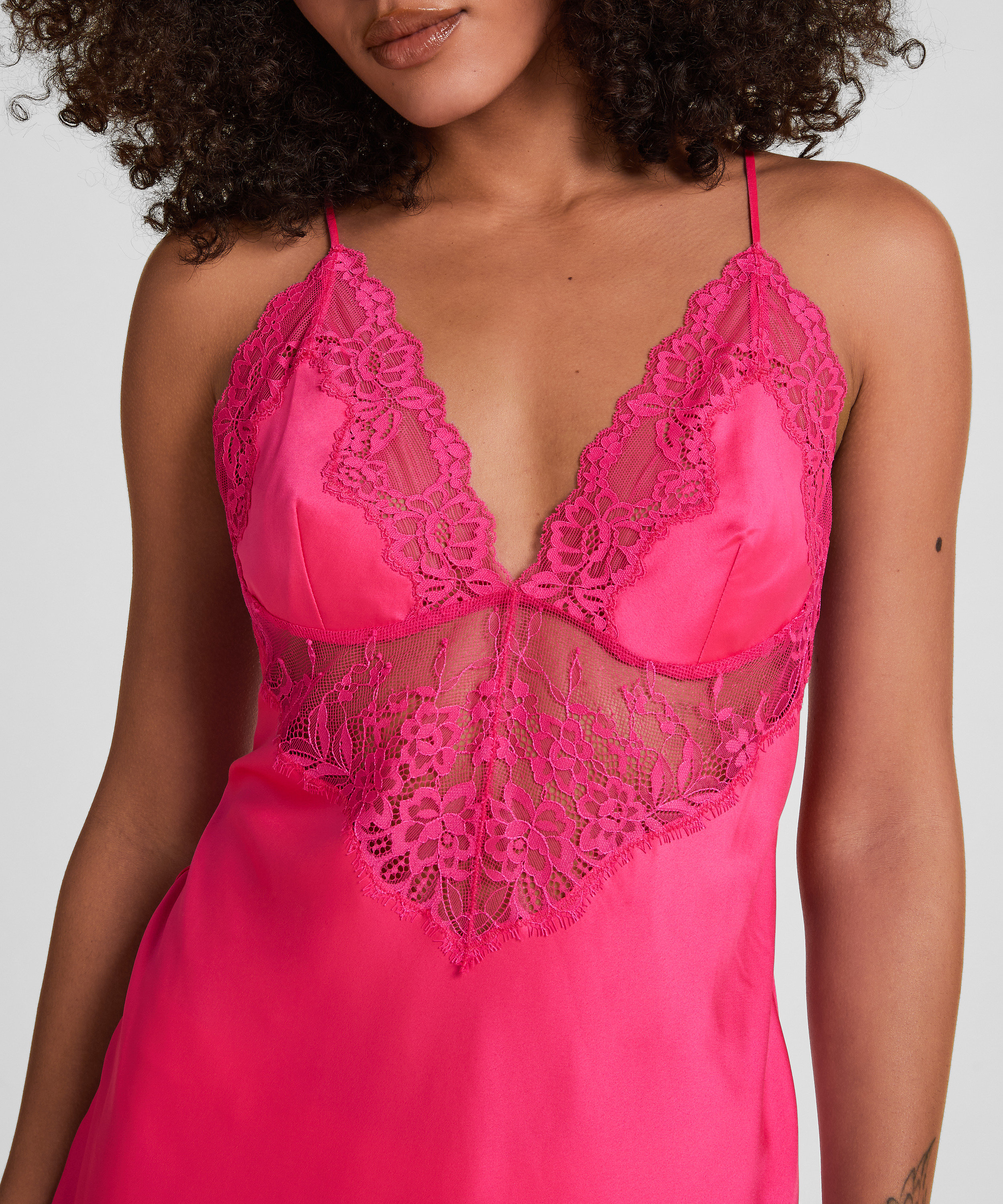 Slipdress Gabrielle, Pink, main