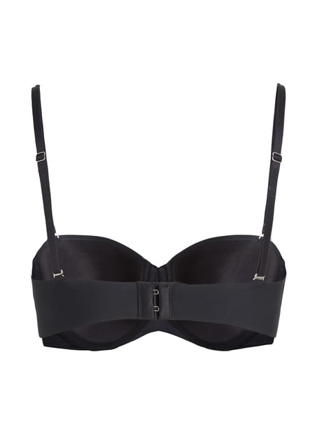 Jane Padded Strapless Underwired Bra, Black
