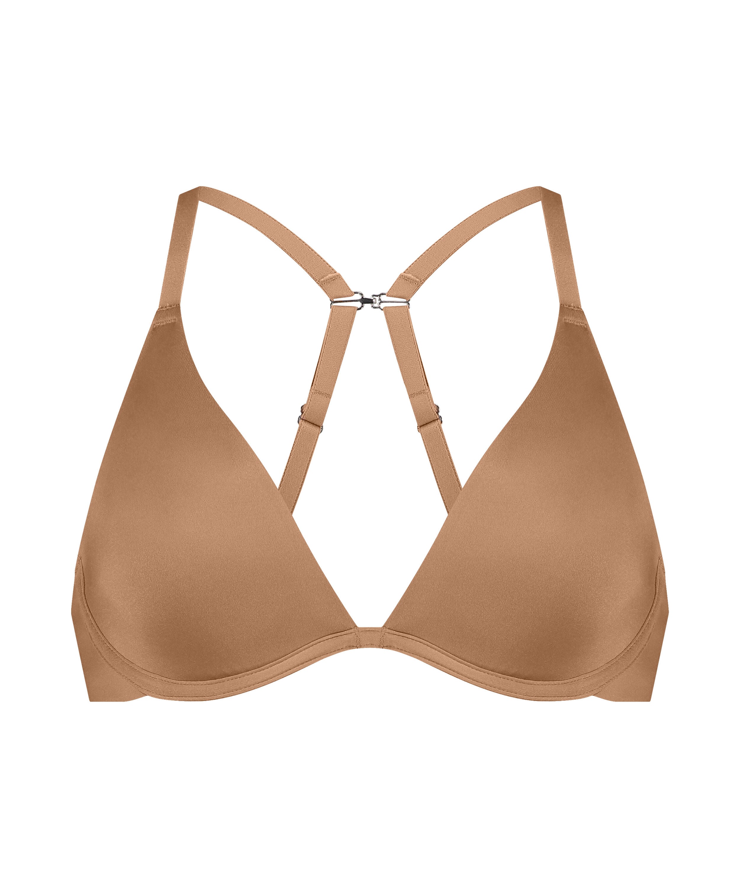 Smooth Non-Padded Underwired Bra, Brown