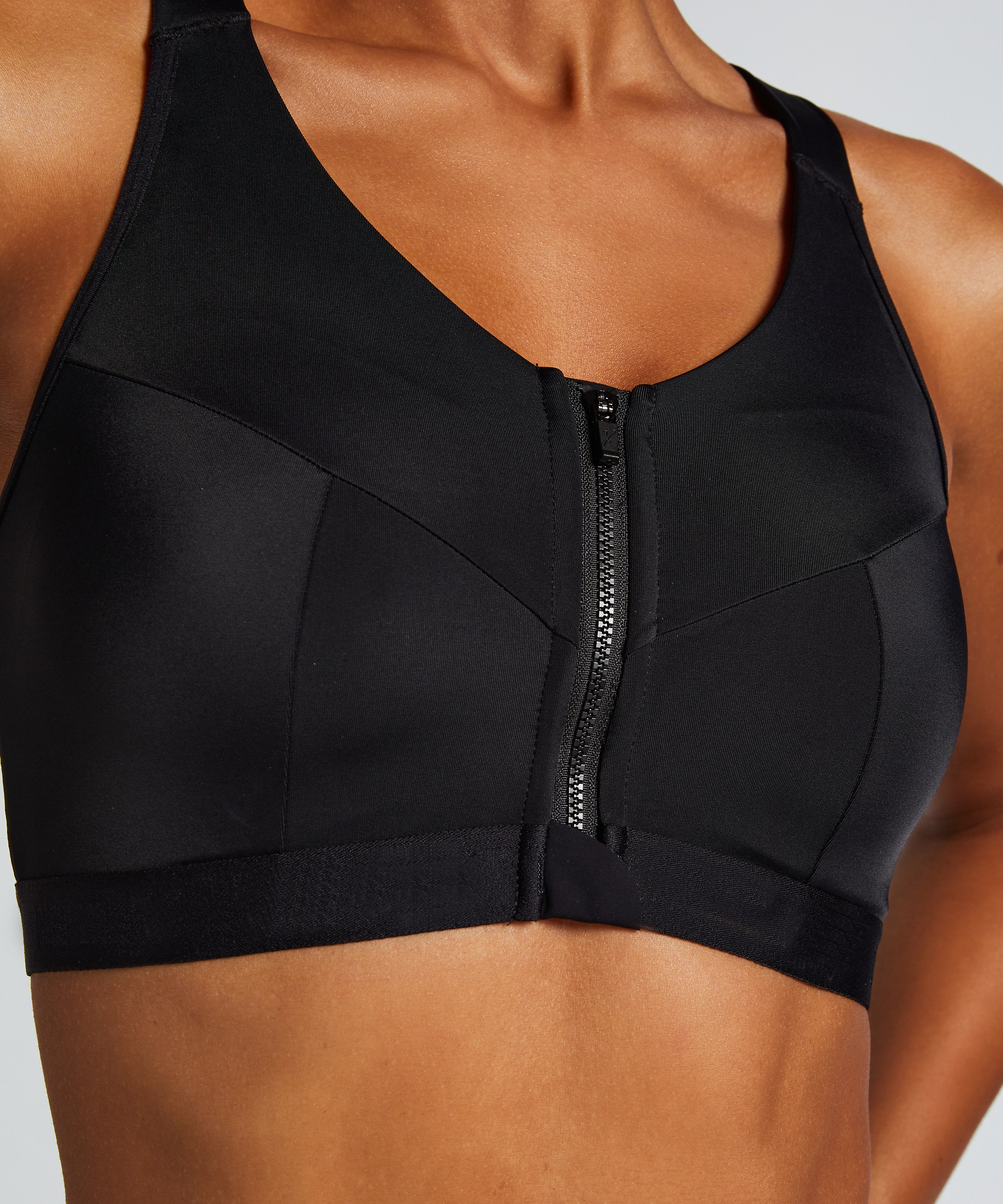 HKMX Sports bra The Pro Level 3, Black, main