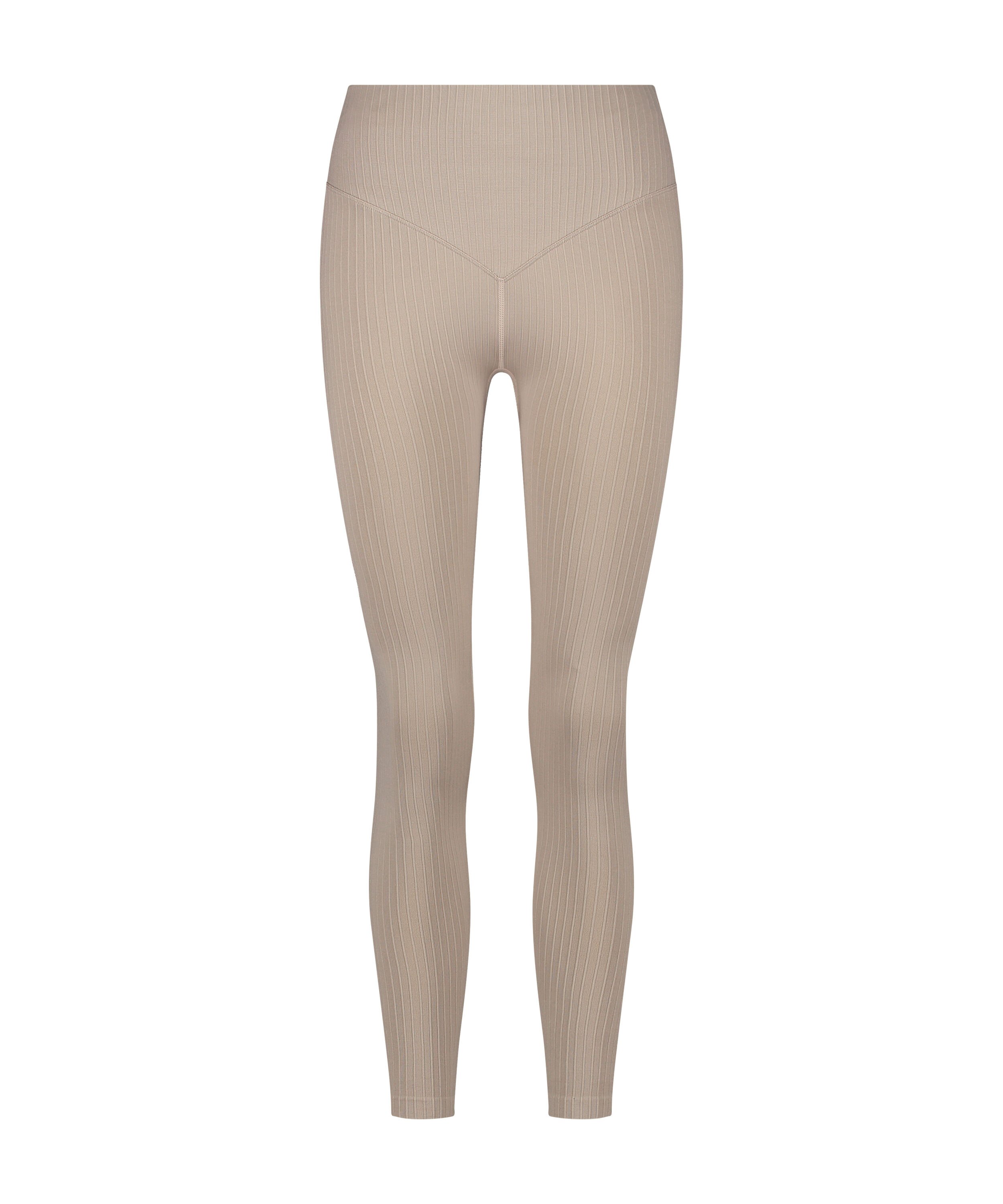 HKMX High waisted seamless sport legging, Beige