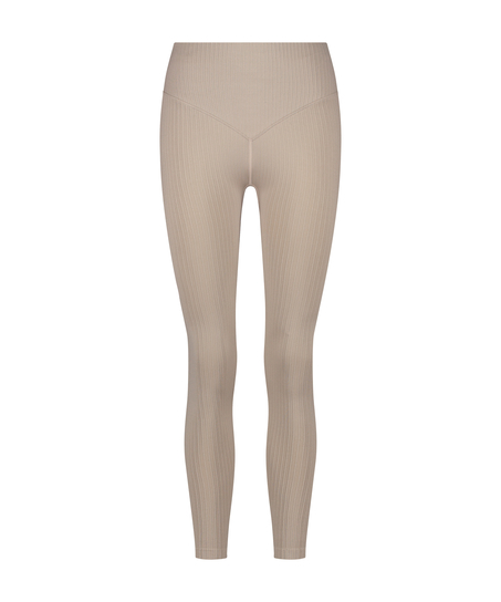 HKMX High waisted seamless sport legging, Beige
