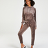 Petite Velours Jogging bottoms, Brown