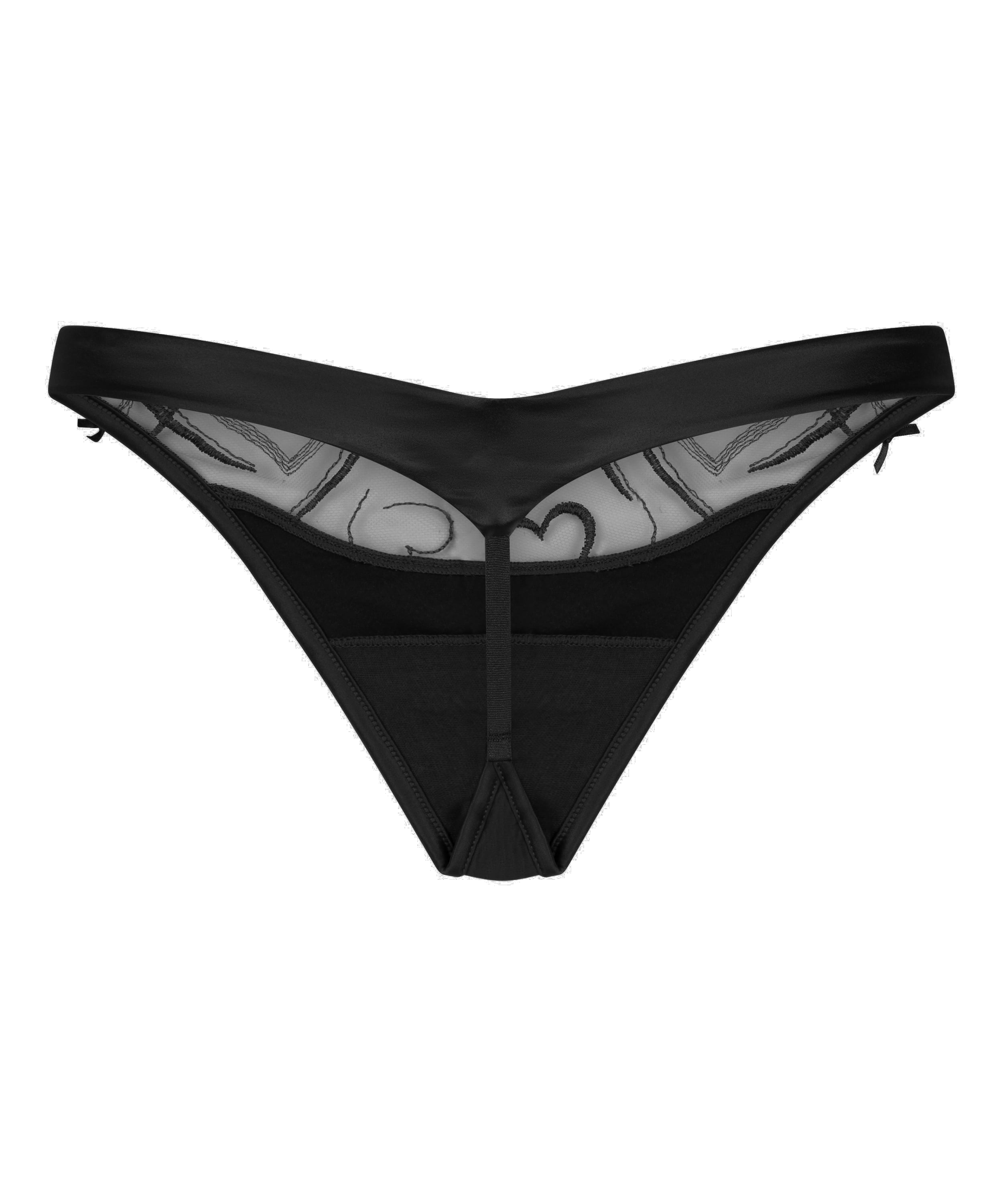 Olivia Highleg Thong, Black, main