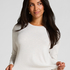 Long-Sleeved Pyjama Top, Beige