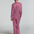 Satin Long-Sleeved Jacket, Pink