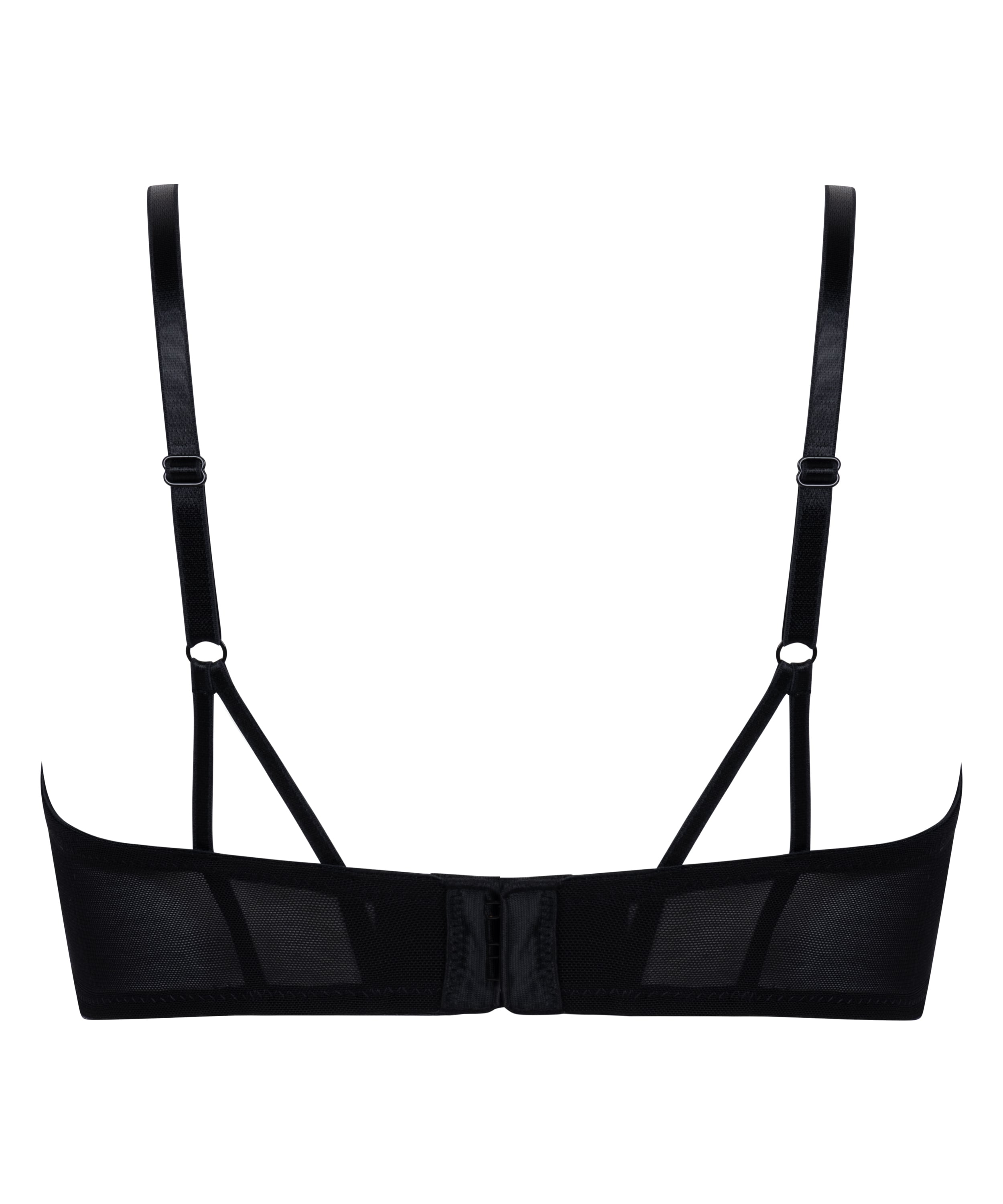 Beau Non-Padded Underwired Bra, Black, main