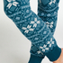 Micro Fleece Leggings, Blue