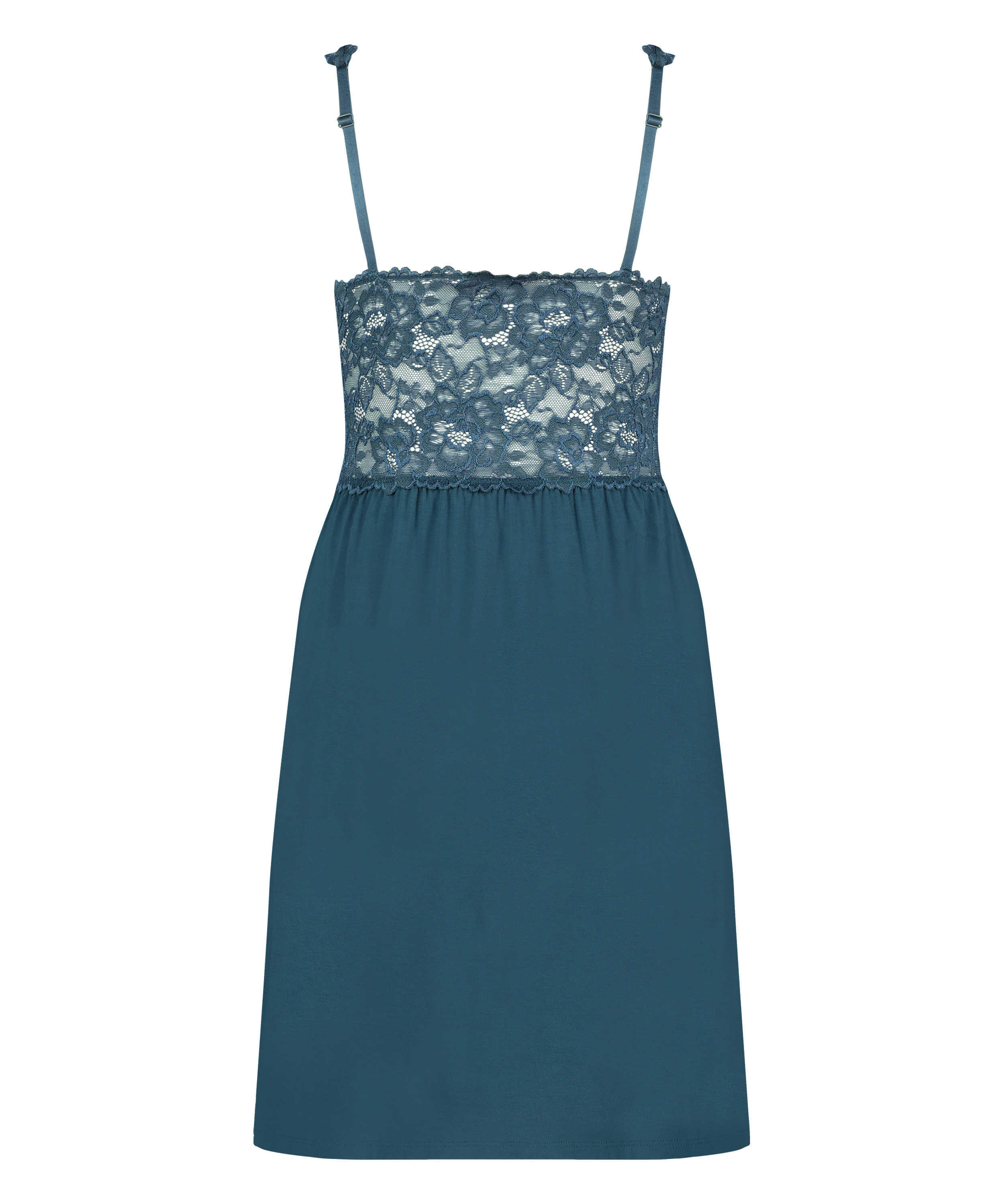 Nora Lace Slip Dress, Blue, main