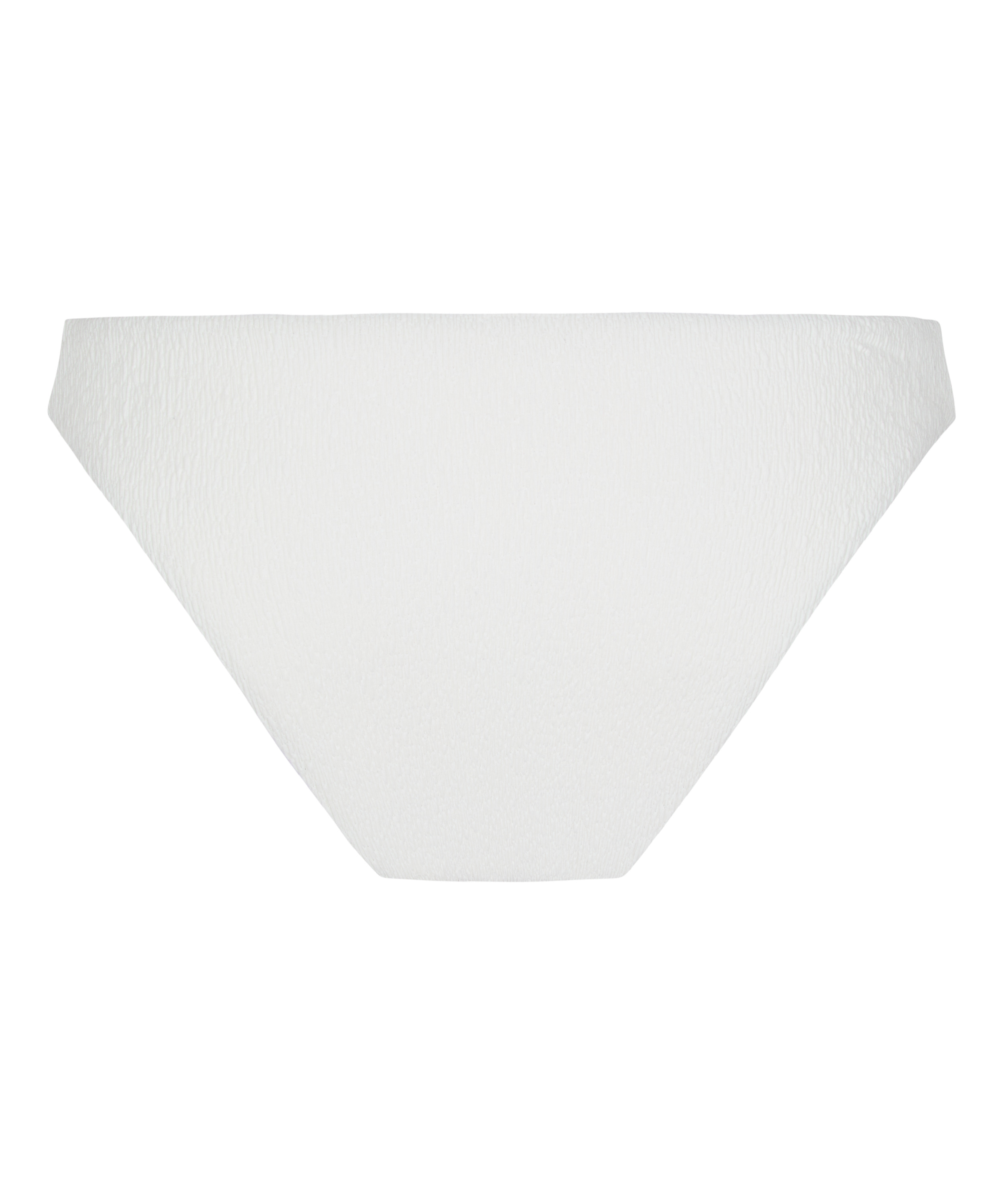 Highleg Bikini Bottom Crinkle, White, main