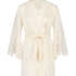 All-Over Lace Kimono, White