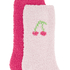 2 pairs of socks Cosy, Pink