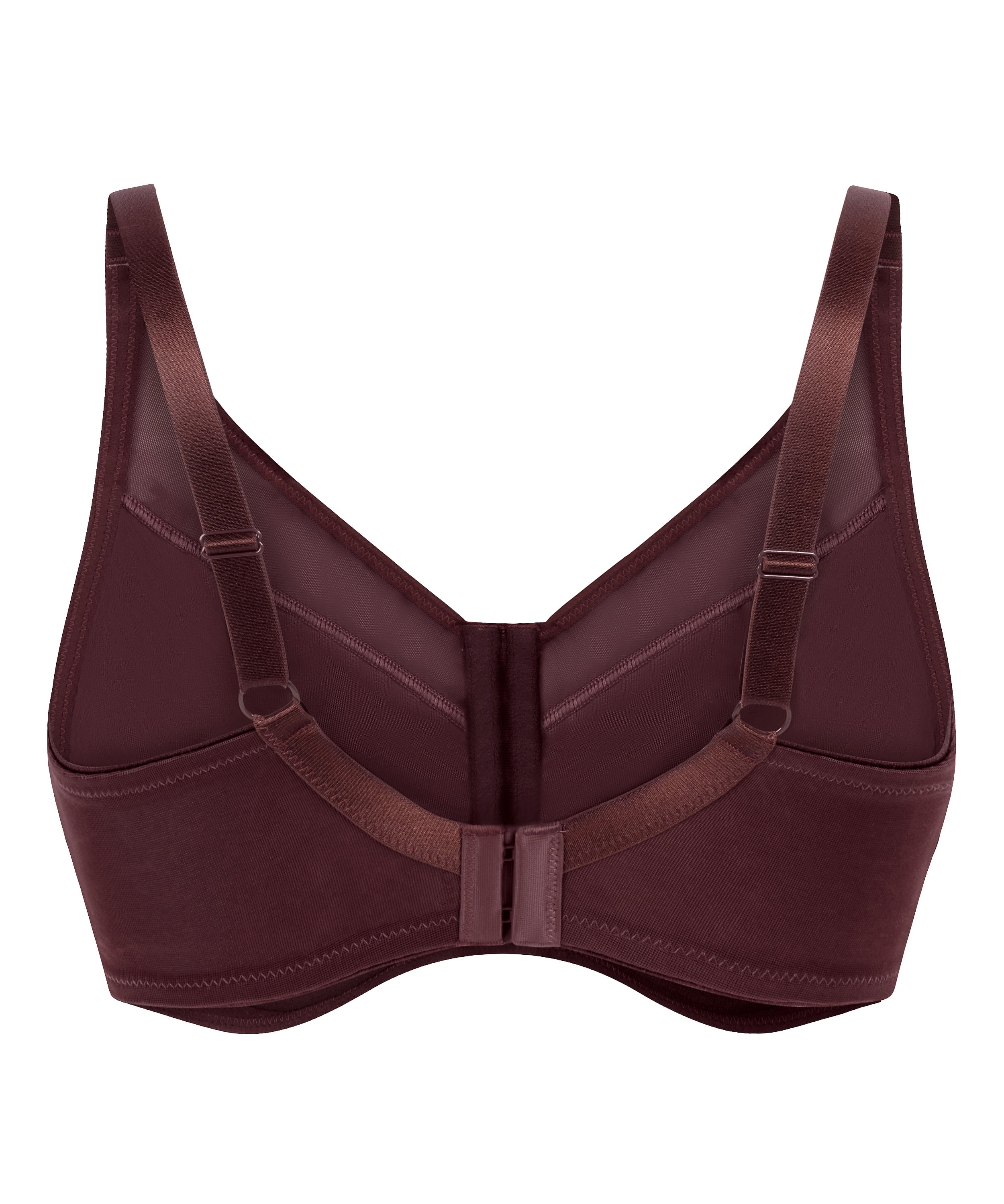 Nina Non-Padded Underwired Minimizer Bra, Brown, main
