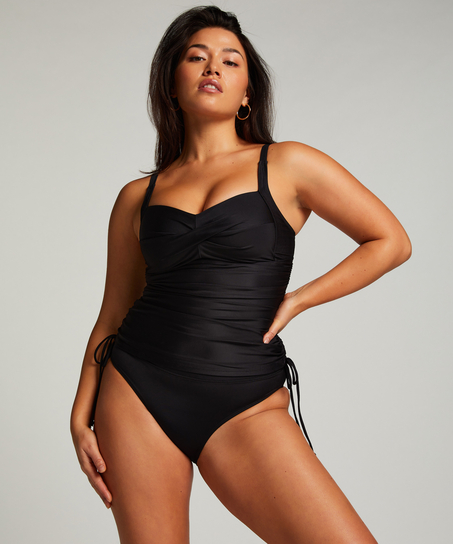 Luxe Shaping Tankini, Black