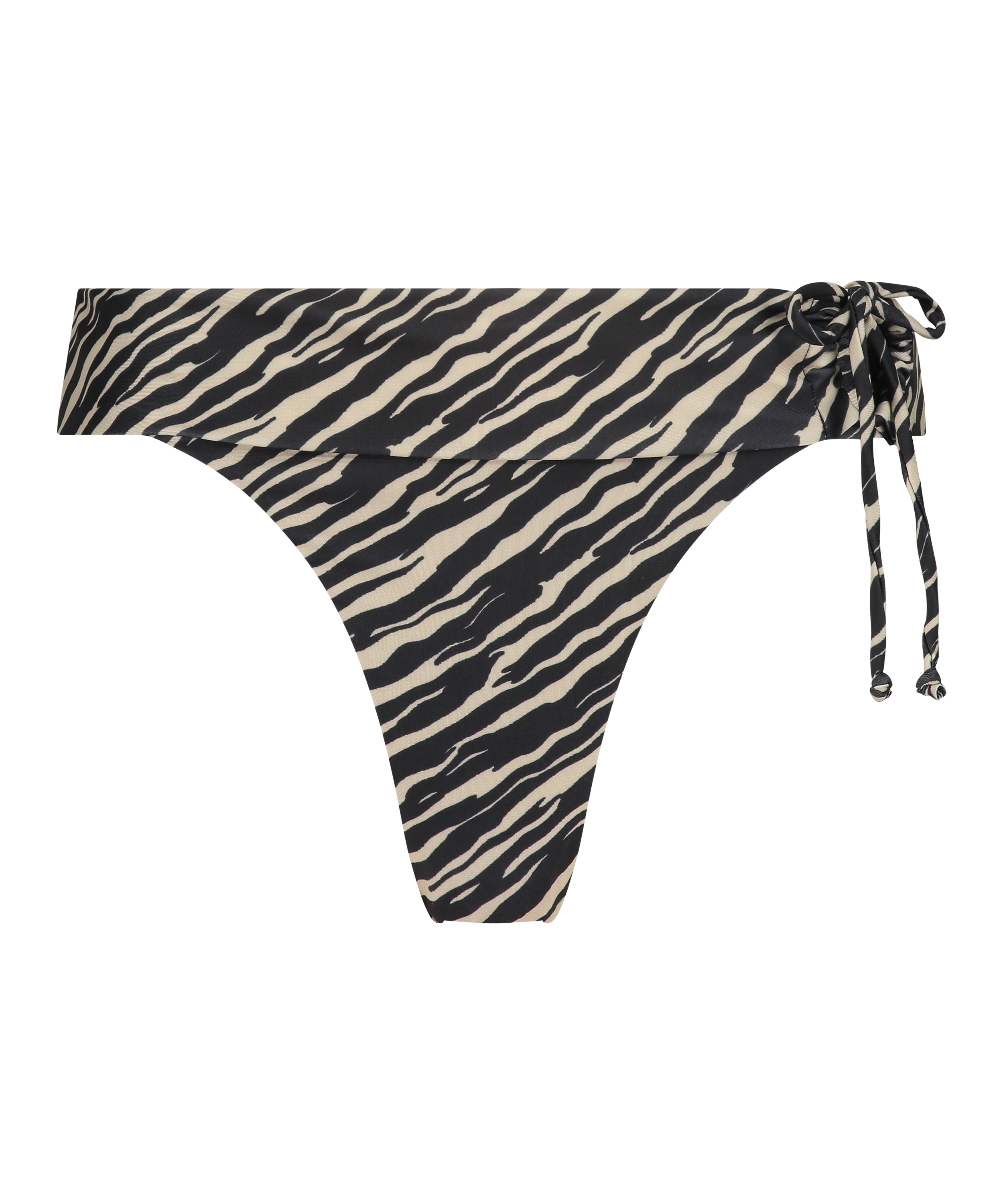 Zebra Rio Bikini Bottoms, Brown, main