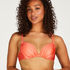 Sunrise Padded Underwired Bikini Top, Orange