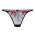Peonie Highleg Thong, Black