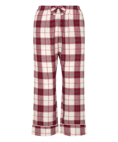 Petite Flannel Pyjama Pants, White