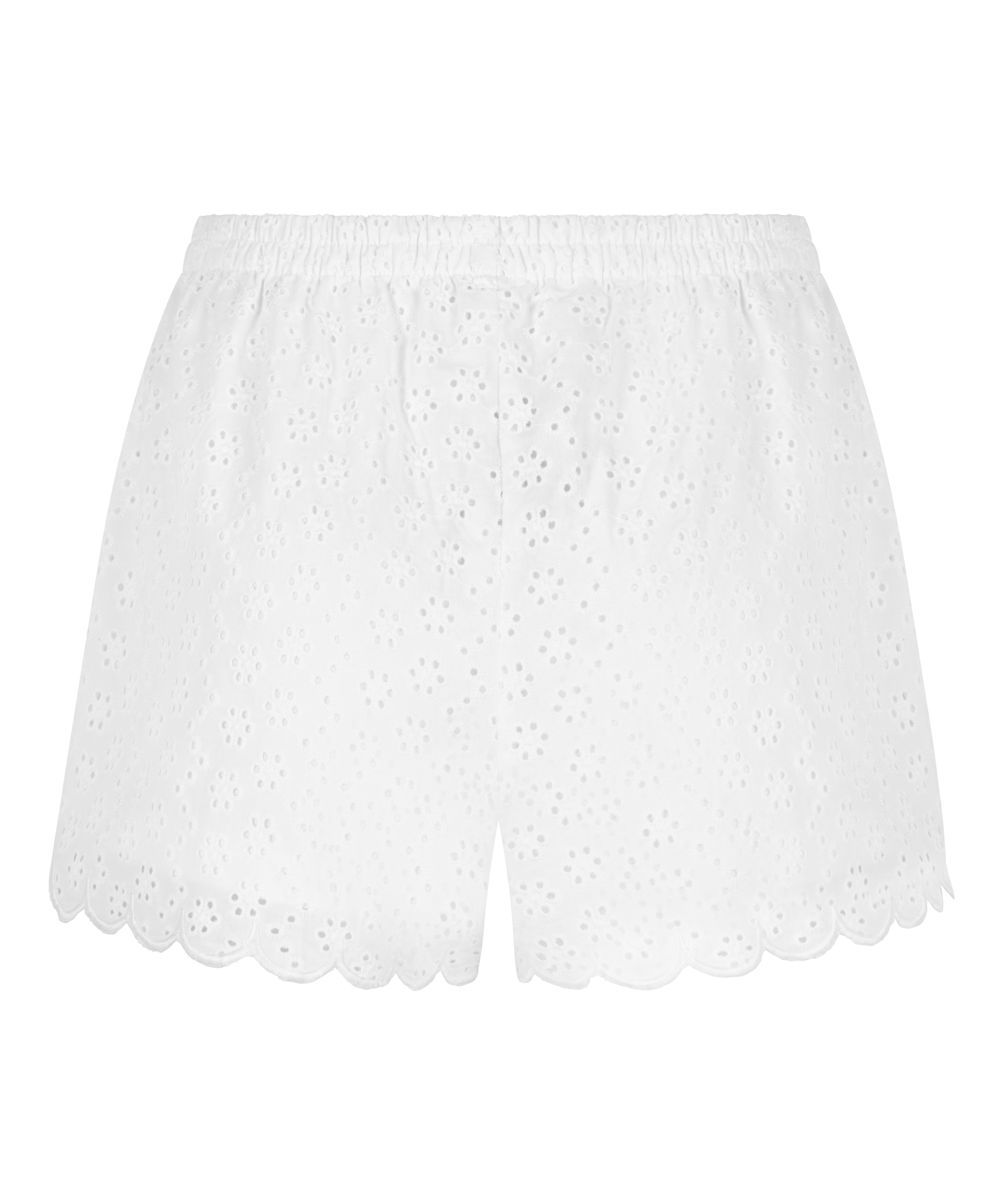 Short Broiderie Anglaise, White, main