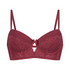 LouLou Padded Longline Underwired Bra, Red