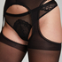Tights Open Bum, Black