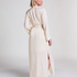 Satin Kimono, White