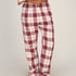 Tall Flannel Pyjama Pants, White