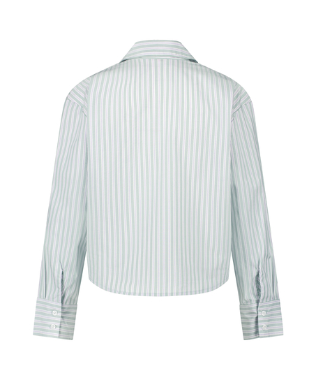 Long Sleeve Cotton Jacket, Green