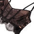 Cynthia Non-Padded Longline Underwired Bra, Black