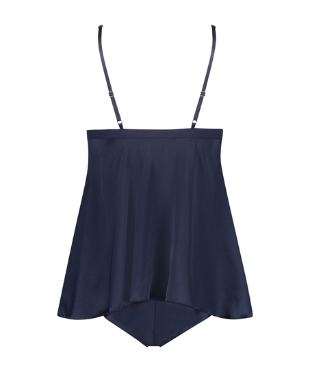 Mariah Satin Babydoll, Blue