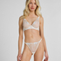 Peonie Highleg Thong, White