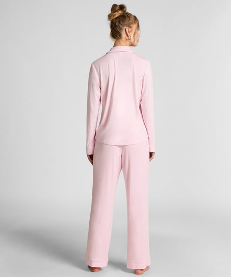 Essential Jersey Long-Sleeved Jacket, Pink