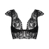 Trixie Non-Padded Underwired Longline Bra, Black