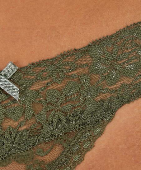 Extra Low V-Thong, Green