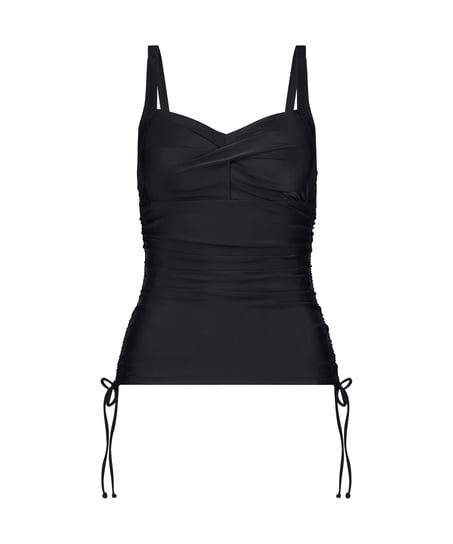 Luxe Shaping Tankini, Black