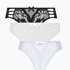 3-pack Belle Brazilian, Black