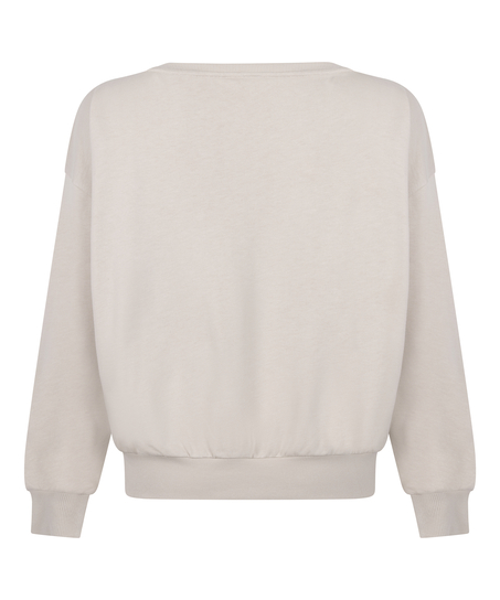 Boatneck Sweater Audrey, Gray