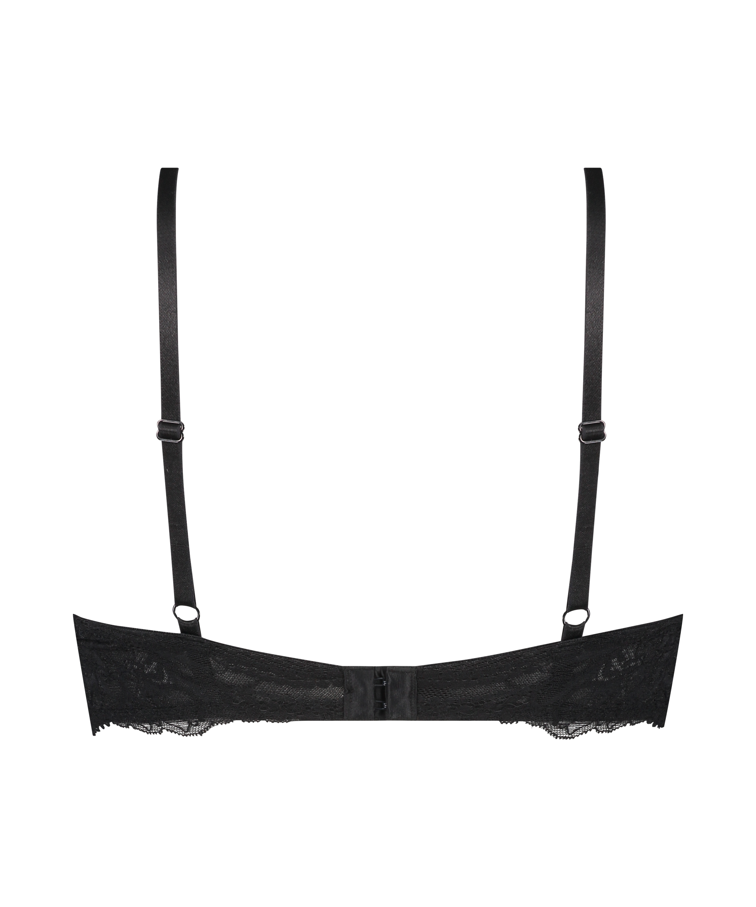 Leonie Padded Non-Wired Bra, Black, main