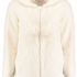 Jacket Ressy cardigown fleece, White