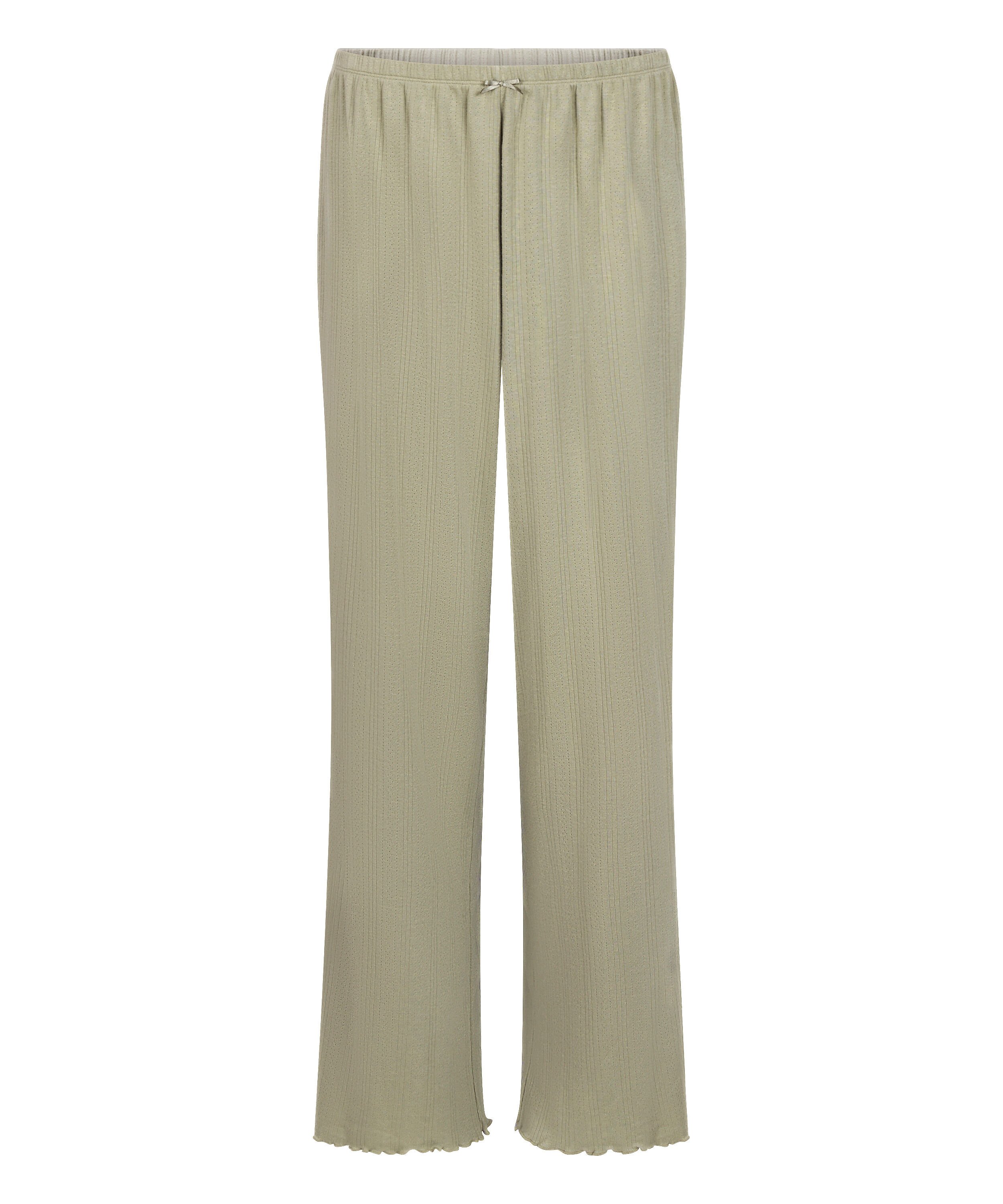 Pyjama Pant Loose Pointelle, Green