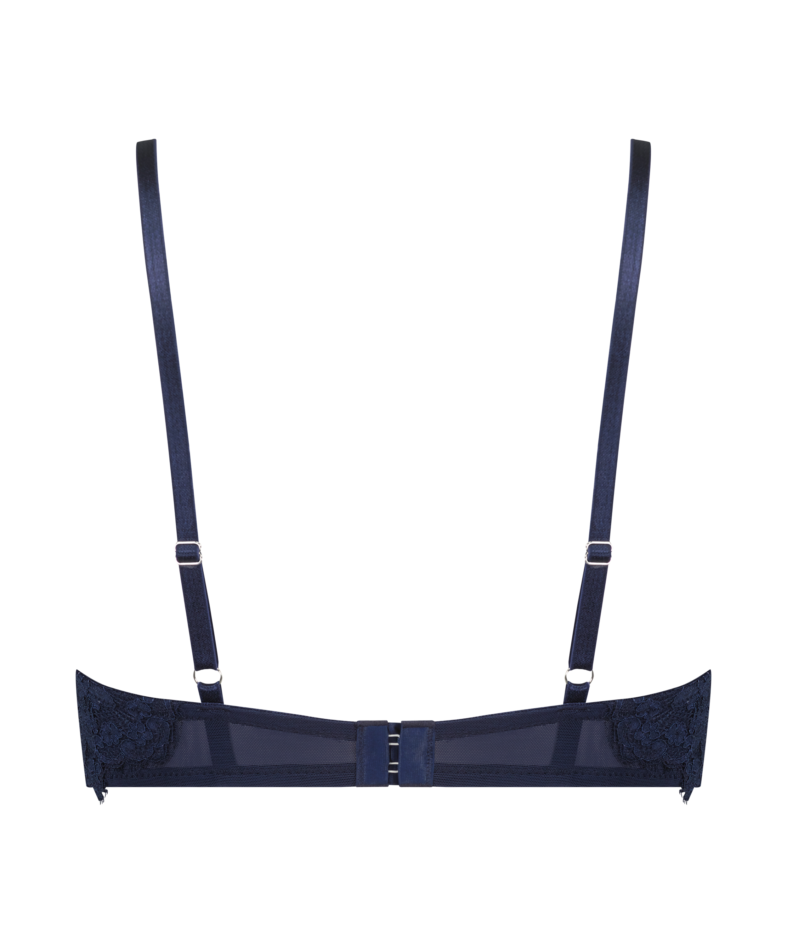 Pauline Padded Longline Underwired Bra, Blue, main