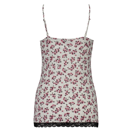 Ditsy top, Purple