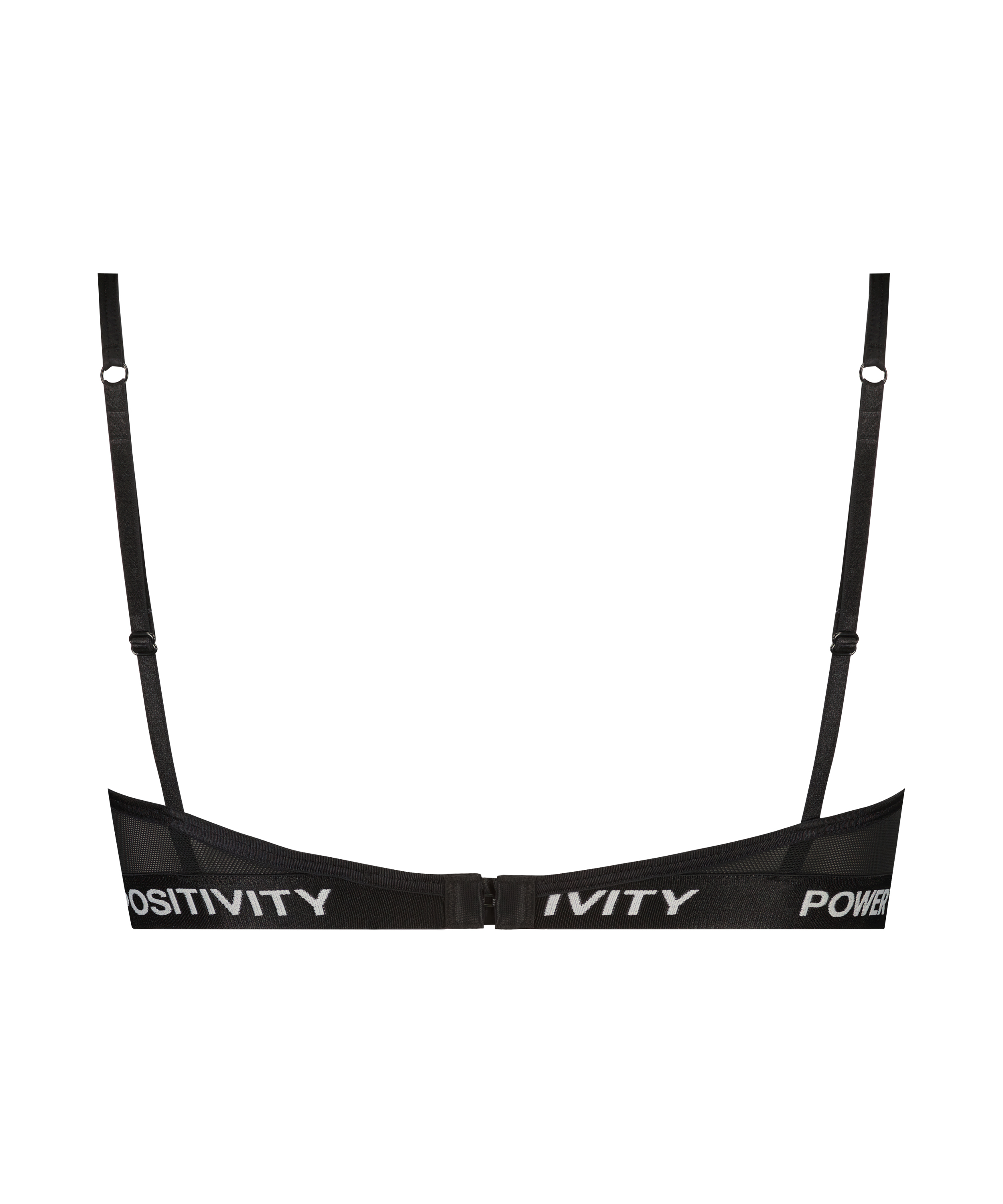 Honey Non-Padded Underwired Bra, Black, main