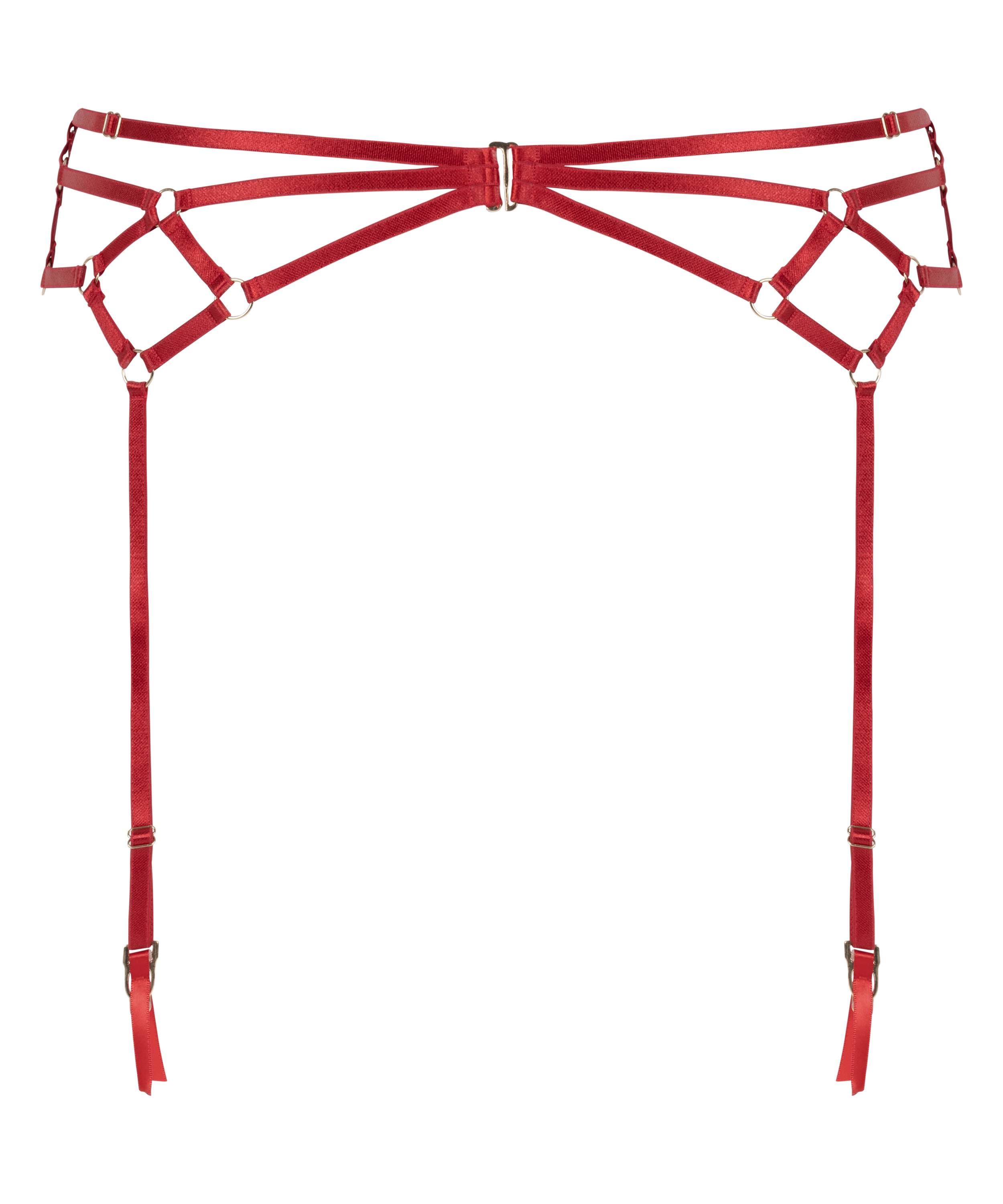 Private Suspender Belt, Red, main