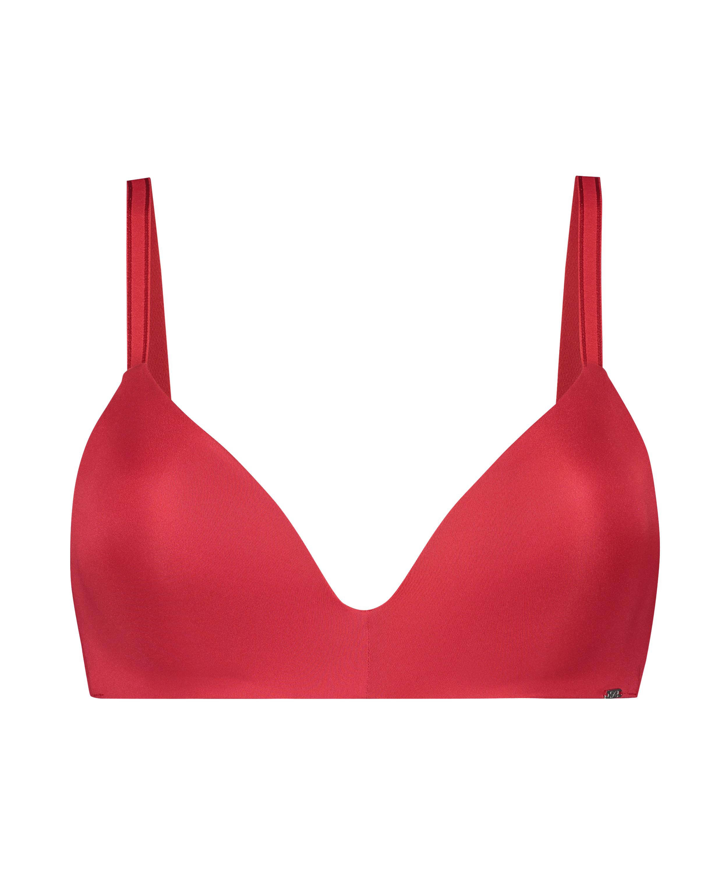 Mona padded non-underwired bra, Red, main
